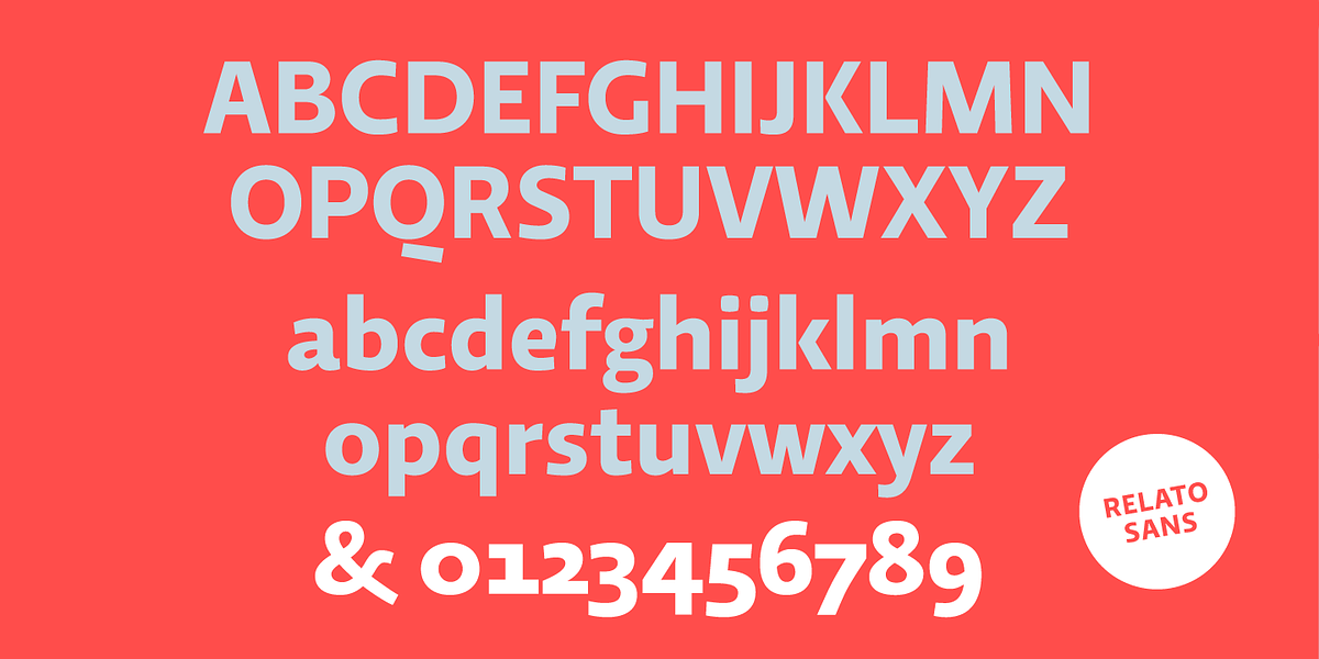 Relato Sans, a Sans Serif Font by Emtype Foundry (Photo 11 of 11)