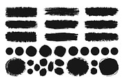 Grunge Ink Circle & Brush Pack, an Illustration by Designer_Momina (Thumbnail 5 of 6)