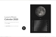 Minimalistic Wall Moon Calendar 2020, a Flyer Template by BlackMocca (Thumbnail 3 of 11)
