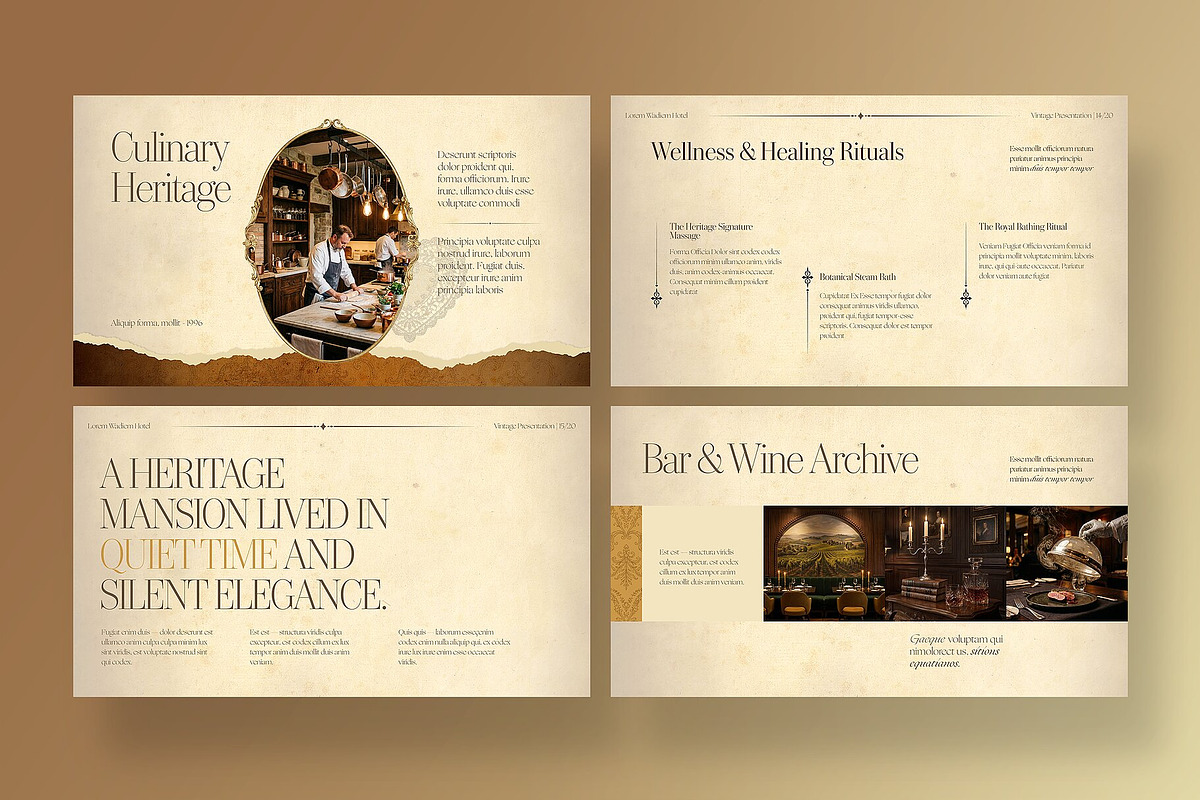 Vintage Presentation Template, a Presentation Template by BrandPacks (Photo 5 of 7)