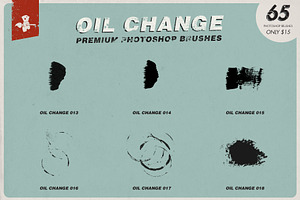 Oil Change Photoshop Brushes