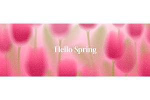 Vibrant Spring floral banner, an Object Illustration by Andrey Yaroslavtsev
