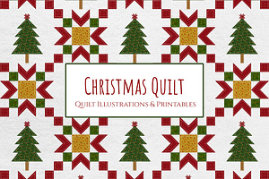 Christmas Quilt Illustrations