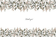 Watercolor Floral Cross, Wreath Set, a Decorative Illustration by MayaNavits (Thumbnail 7 of 7)