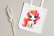 Cute Unicorn Clipart Bundle, an Object Graphic by Regulrcrative (Thumbnail 5 of 8)