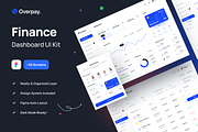 Overpay - Finance Dashboard UI Kit, an UI Kit Template by Unpixel Design (Thumbnail 1 of 6)