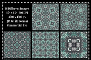 Black & Emerald Watercolor Patterns, a Pattern Graphic by Gen Aumonier (Thumbnail 3 of 7)