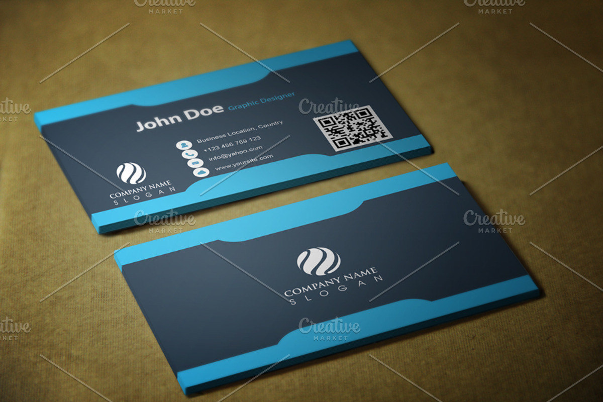 Cardish Business Card Template, a Business Card Template by Dueza.Com