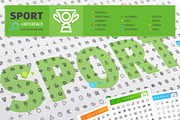 Sport 700+ Line Icons Bundle, an Outline Icon by Voysla's Shop (Thumbnail 1 of 8)
