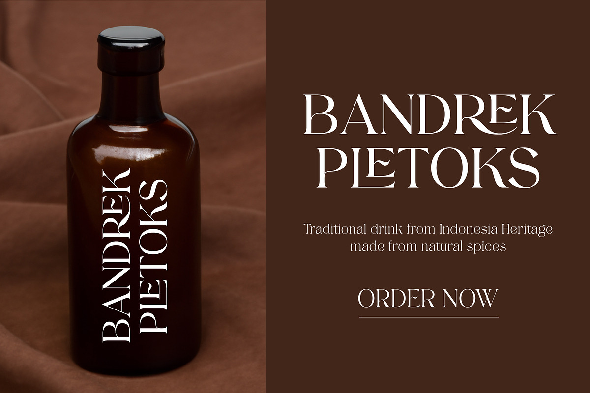 Darrell Rolando - Display Font, a Serif Font by Grezline Studio (Photo 8 of 13)
