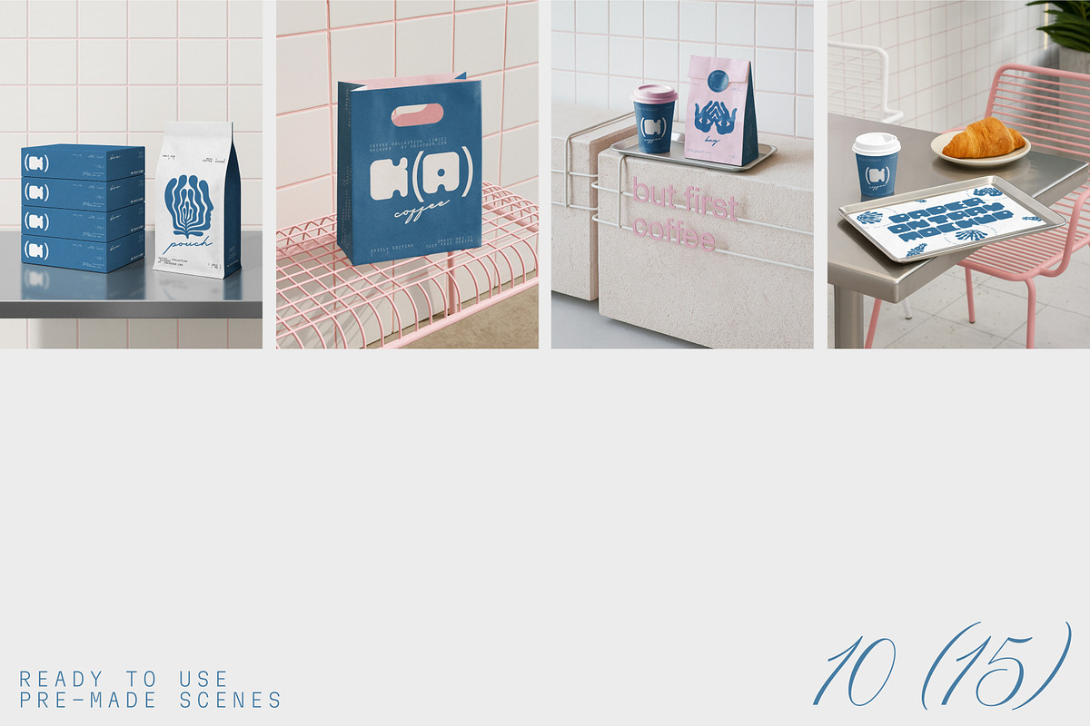 KORA - Coffee branding mockups, a Packaging Mockup by Creatoom (Photo 5 of 11)