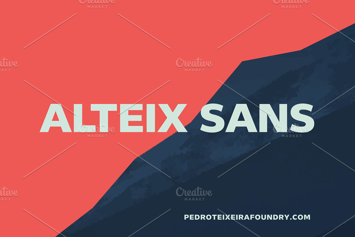 Alteix Sans Regular Font, a Sans Serif Font by vectalex (Photo 1 of 3)