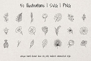 Floral Harmony, Whimsical Sketch, an Object Illustration by Artalia (Thumbnail 2 of 5)