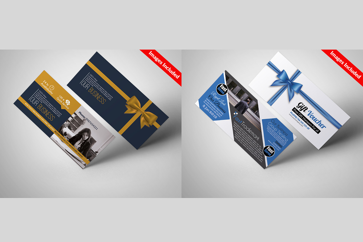 10 Gift Hamper Gift Voucher Bundle, a Card Template by Business Flyers (Photo 4 of 4)