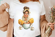Summer Quirky Coffee Girl Clipart Bu, an Illustration by SVGArt (Thumbnail 9 of 9)