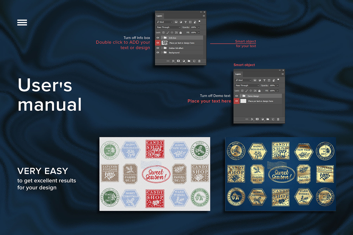 Golden foil effect — Mockup, a Product Mockup by Zimages (Photo 3 of 5)