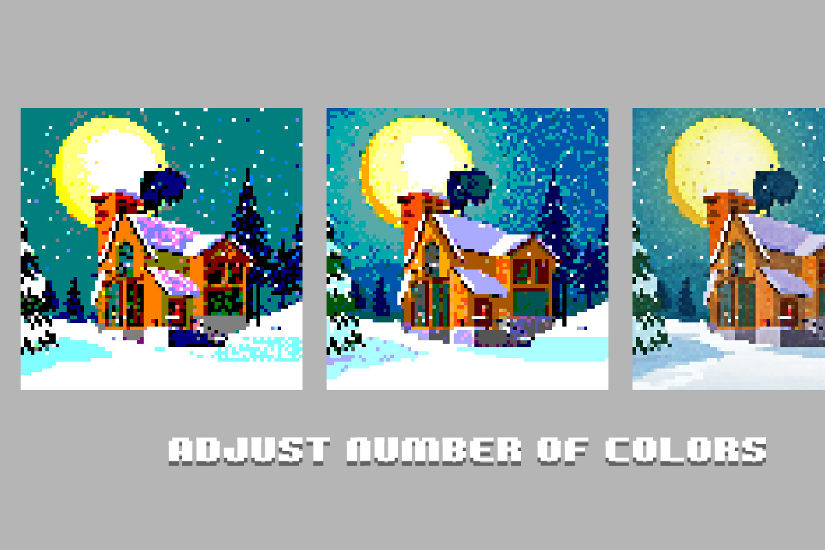 Pixel Art Studio Action, an Action Add-On by DesignRocket (Photo 9 of 9)