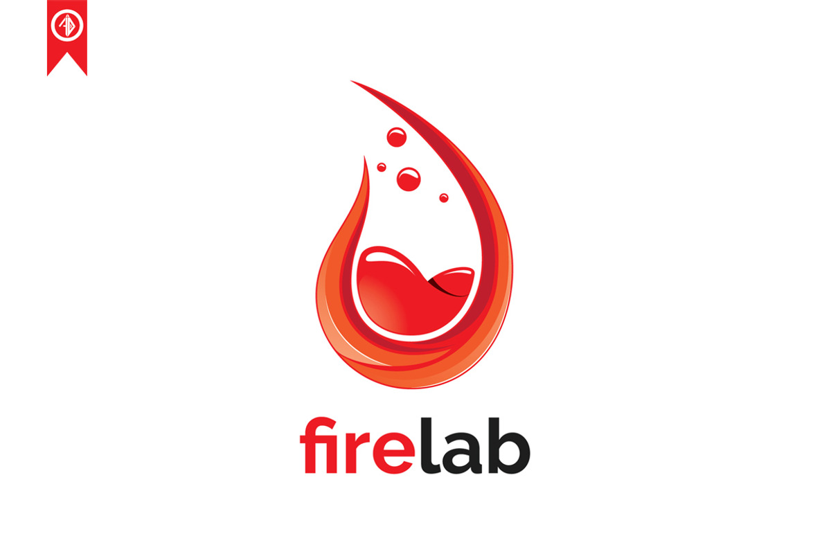 Firelab / laboratory - Logo Template, a Branding & Logo Template by ...
