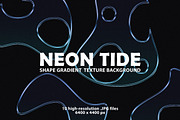Neon Tide Shape Gradient Background, a Background Graphic by Eltypesstudio (Thumbnail 1 of 11)
