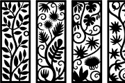 Laser Cut Ornamental Floral Border, a Decorative Illustration by himelgfx (Thumbnail 10 of 19)