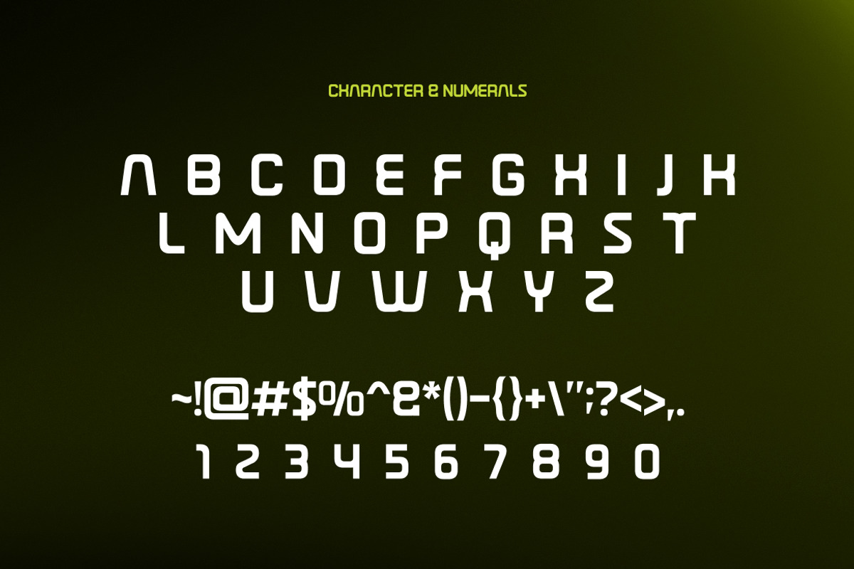 Asterion Futuristic Sans Serif Font, a Sans Serif Font by Vadovastd (Photo 2 of 7)
