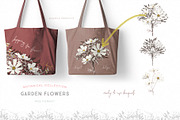 Garden Florals Botanical Set, an Illustration by White Lane Studio (Thumbnail 4 of 9)