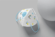 KN95 Mask Mockups, a Mask Mockup by megostudi0 (Thumbnail 2 of 6)