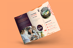 Cooking Class Trifold Brochure