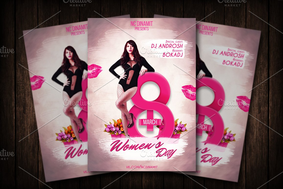 Women's Day Flyer Template, a Flyer Template by Malaxay (Photo 1 of 2)