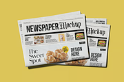 Folded Advertising Newspaper Mockup, a Books & Magazine Mockup by graphicsauce (Thumbnail 3 of 3)