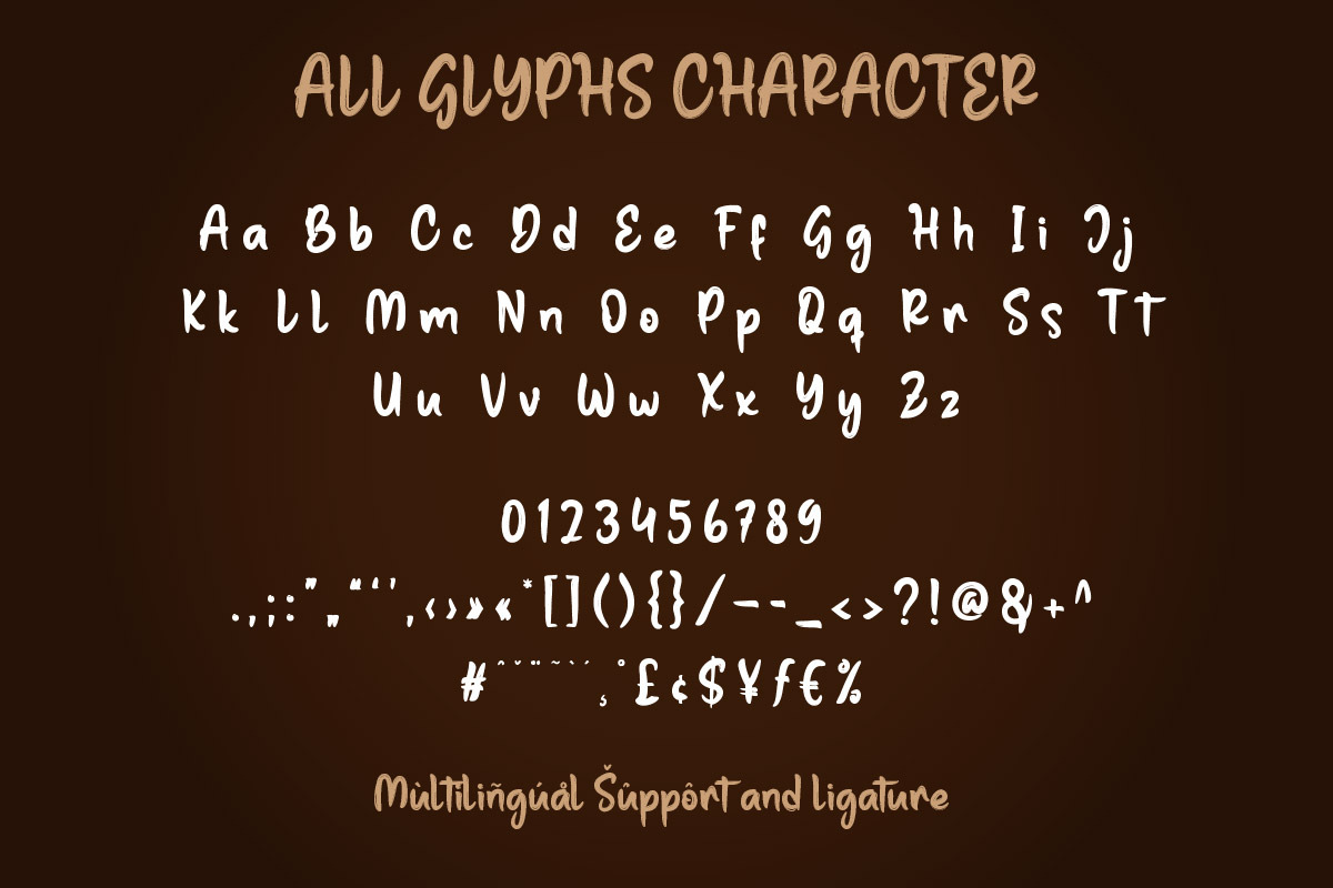 Dactylus - Brush Handwritten Font, a Handwritten Font by productype1 (Photo 9 of 9)
