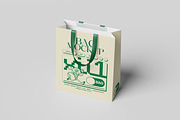 Shopping Bag Mock-up, a Merchandise Mockup by Ataku Design (Thumbnail 4 of 4)