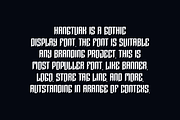 Hangtuak - Gothic & Blackletter Font, a Blackletter Font by QR Design Studio (Thumbnail 2 of 6)