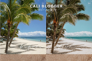 Cali Blogger Lightroom MOBILE Preset