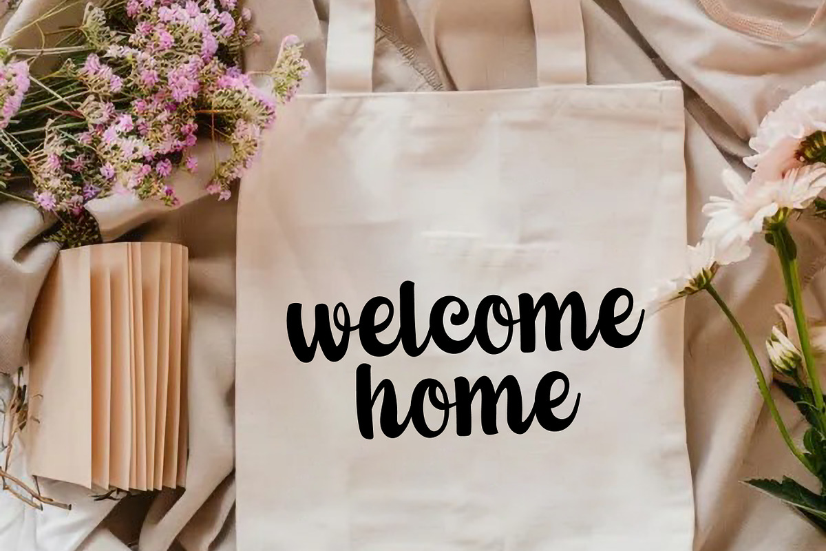 Welcome - Bold script, a Script Font by MaxArt Foundry