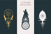 Hand drawn Viking Runes & Symbols, a Decorative Illustration by KirillsWorkshop (Thumbnail 3 of 9)