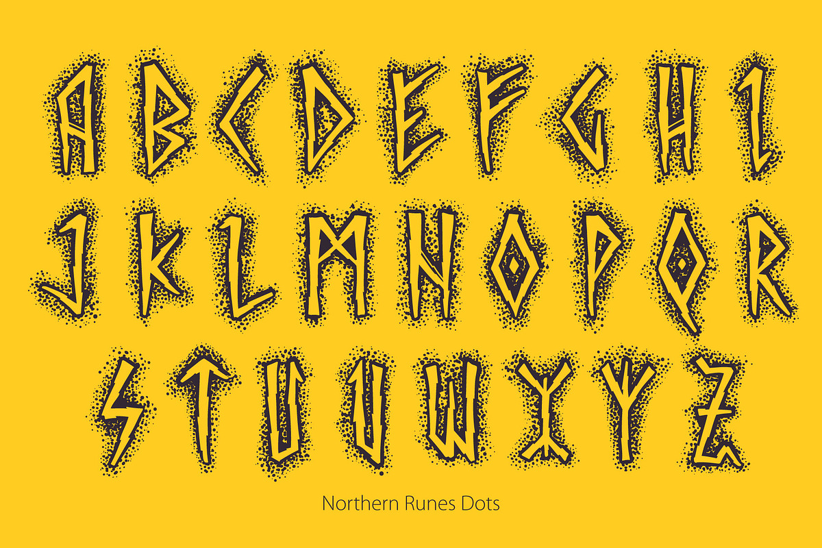 Northern Runes font preview 3