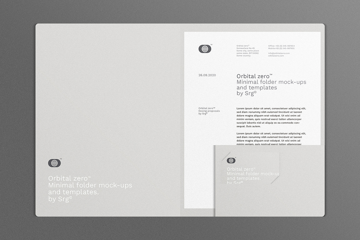 20 folder mock-ups & templates, a Product Mockup by Srg® (Photo 6 of 21)