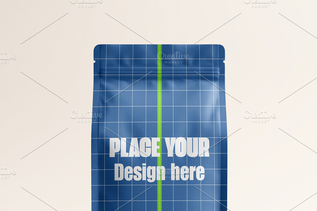 Flat Bottom Coffee Pouch Mockup Set, a Cups & Container Mockup by Pixel Foundry (Photo 3 of 4)