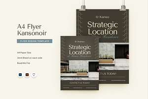 Kansonoir - Flyer Template, a Flyer Template by Fannan Studio