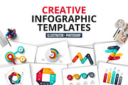 Creative infographics templates, a Presentation Template by Abert (Thumbnail 1 of 3)