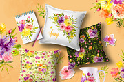 Spring flowers. Watercolor., a Decorative Illustration by Ekaterina Mikheeva (Thumbnail 8 of 8)