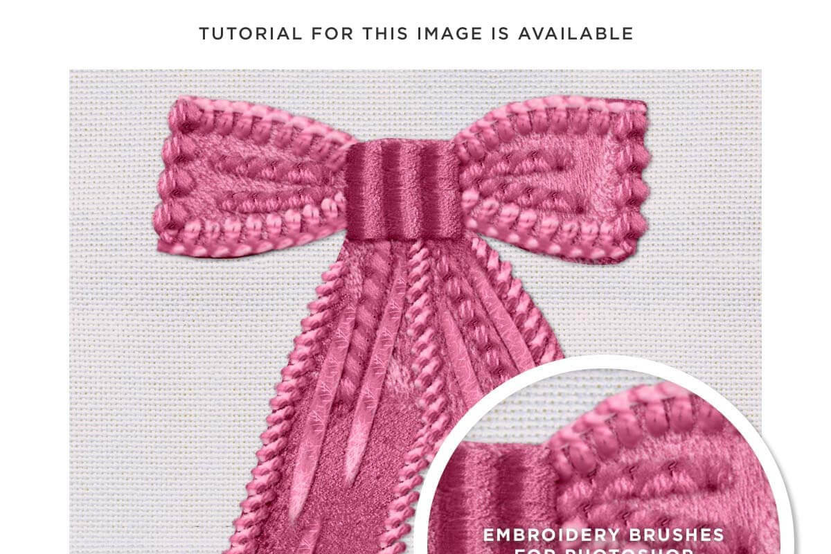 Realistic Embroidery Effect Brushes, a Brush Add-On by Creators Couture (Photo 25 of 26)