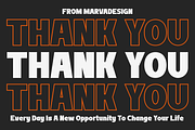 Thickart - A Modern Sans Serif Font, a Sans Serif Font by Marvadesign (Thumbnail 7 of 7)