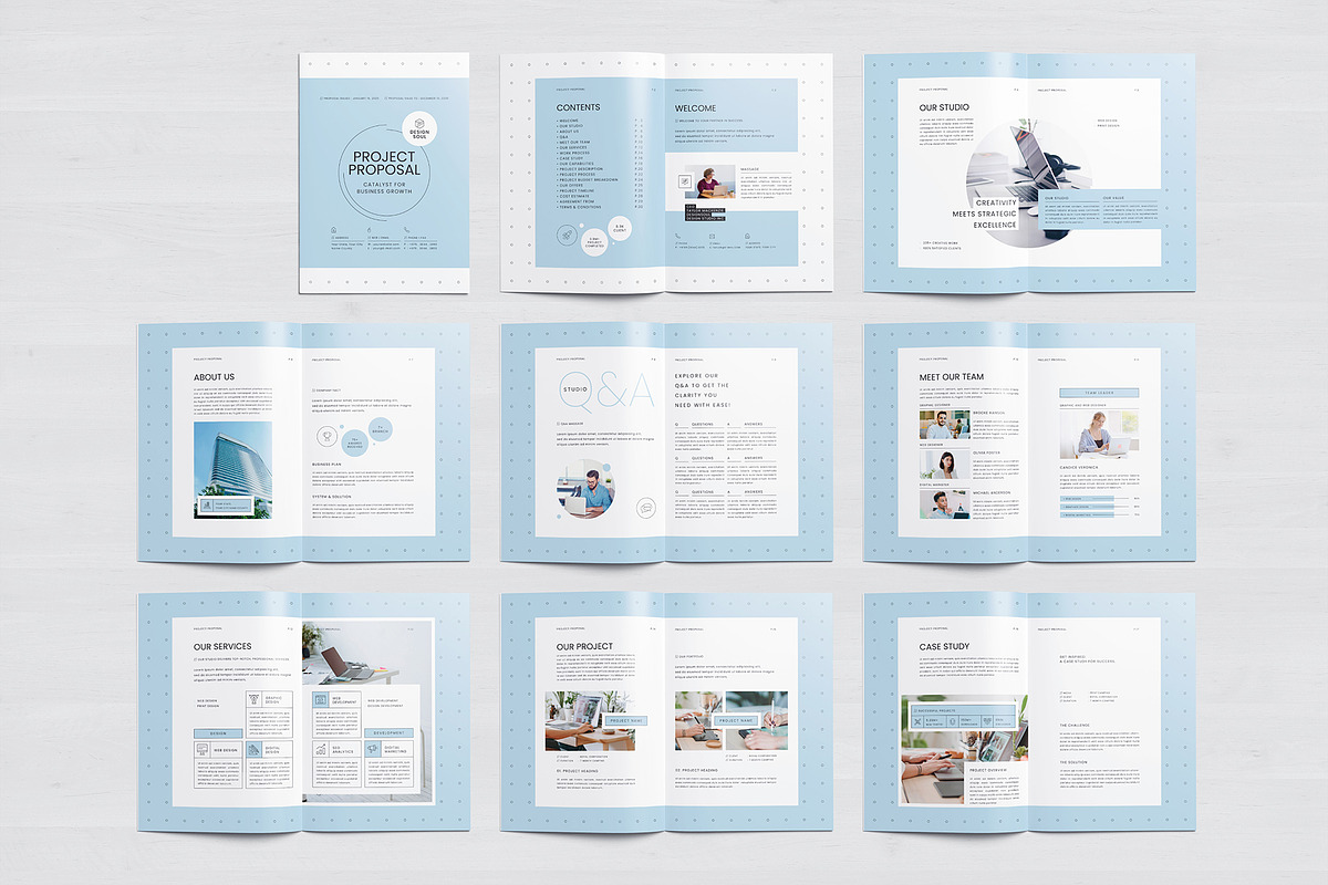Professional Proposal Document Kit, a Brochure Template by Designsoul14 (Photo 15 of 17)