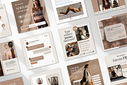 Wellness Static Ad Templates Canva, a Social Media Template by DigiPax (Thumbnail 3 of 11)
