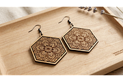 Mandala Earring Vector, an Object Graphic by hafijul (Thumbnail 4 of 11)
