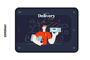 Company, flat web illustrations, a Templates & Theme by Grivina's shop (Thumbnail 22 of 27)