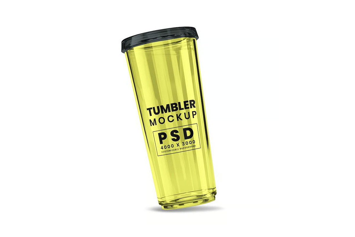 Tumbler Mockup Template, a Household Mockup by DesignRushMarket (Photo 2 of 5)