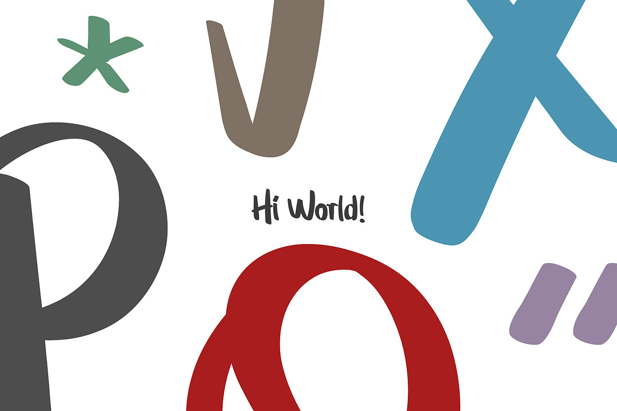 Hellobye Playful Font, a Font by Dicubit (Photo 3 of 10)